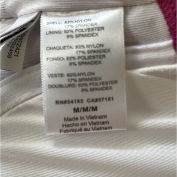 Calvin Klein Classic Molded Underwire Bikini Top Fuchsia Shimmer Size M NWT $68 - Picture 5 of 5